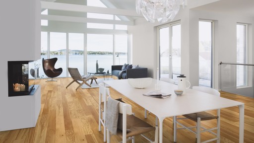 Boen Animoso Oak Engineered Flooring, White, Oiled, 138x3.5x14 mm