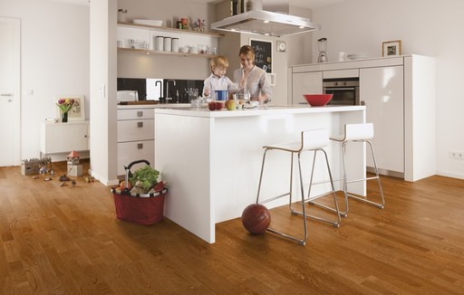 Boen Oak Toscana Engineered 3-Strip Flooring,  Live Matt Lacquered, 215x14x2200 mm