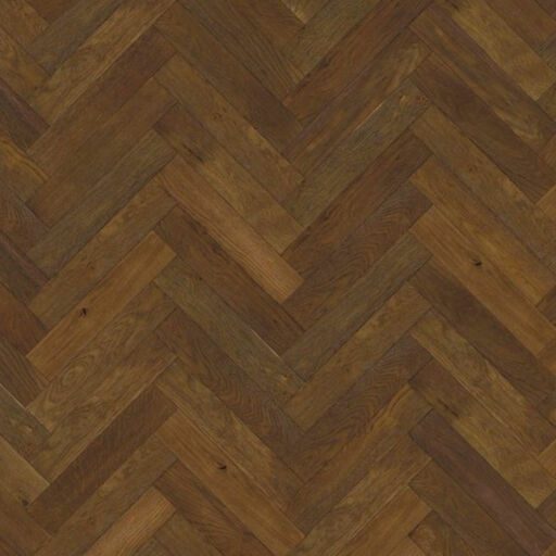 Evergreen Arden Chestnut Engineered Oak Flooring, Herringbone, Natural, Brushed & Lacquered, 90x14x400mm Image 2