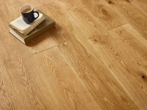 Evolve Chelsea, Engineered Oak Flooring, Natural, Handscraped, Deep Brushed & Lacquered, 180x20x1860mm