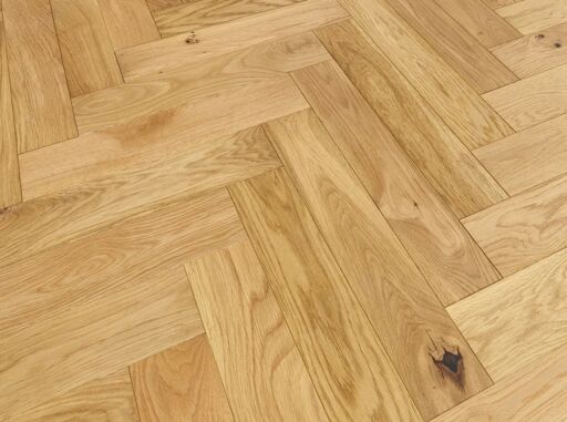 Evolve Mayfair, Engineered Oak Flooring, Herringbone, Natural Brushed & Oiled, 100x18x500mm