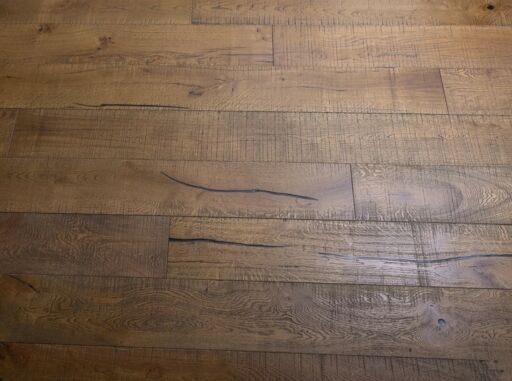 Evolve Wandsworth, Engineered Oak Flooring, Golden, Saw Mark, Distressed & Oiled, 220x15x1900mm Image 1