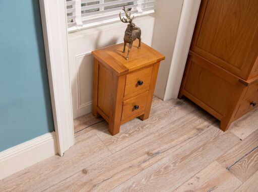 Evolve Wandsworth, Engineered Oak Flooring, Grey, Distressed & Oiled, 220x15x1900mm Image 1