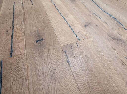 Evolve Wandsworth, Engineered Oak Flooring, Smoked White, Distressed & Oiled, 220x15x1900mm