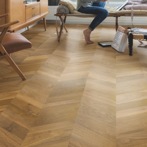 QuickStep Intenso Traditional Oak Engineered Parquet Flooring, Oiled, 310x13x600 mm