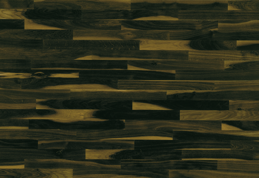Junckers Solid Black Oak 2-Strip Flooring, Ultra Matt Lacquered, Variation 129x14 mm