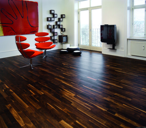 Junckers Solid Black Oak 2-Strip Flooring, Oiled, Variation, 129x22 mm