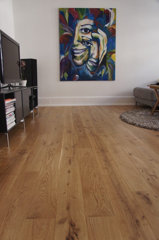 Junckers Solid Oak Wood Flooring, Ultra Matt Lacquered, Variation, 140x20.5mm