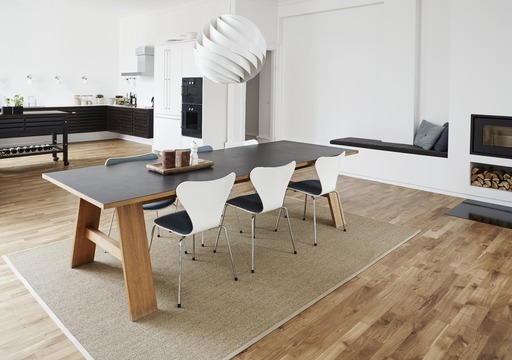 Junckers Solid Oak 2-Strip Flooring, Oiled, Variation, 129x14 mm