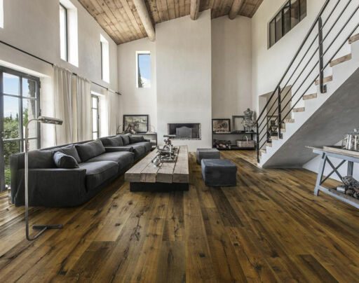 Kahrs  Da Capo Sparuto Oak Engineered Wood Flooring, Smoked & Handscraped, Brushed & Oiled, 190x15x1900mm