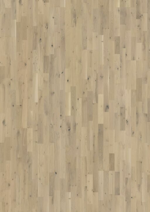 Kahrs Beyond Retro Strip Frosted Oat Engineered 3-Strip Wood Flooring, Ultra Matt Lacquer, 200x15x2423mm