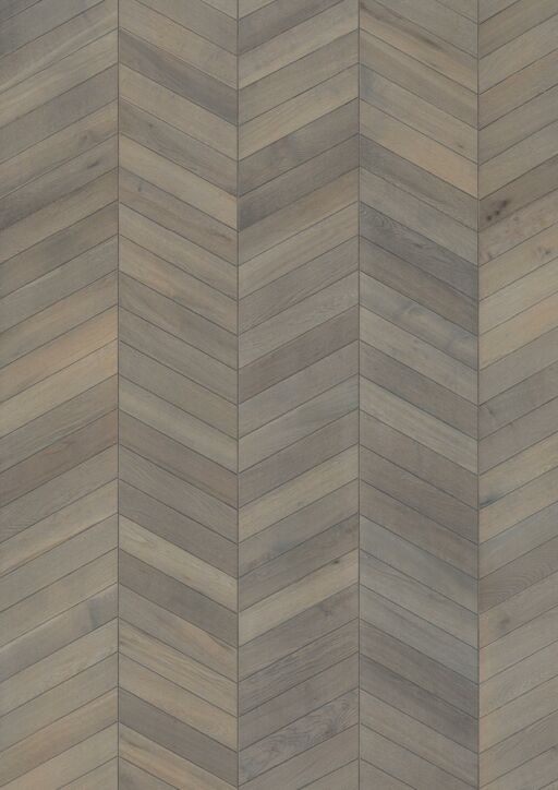 Kahrs Chevron Oak Engineered Flooring, Grey, Brushed & Oiled, 305x15x1848 mm