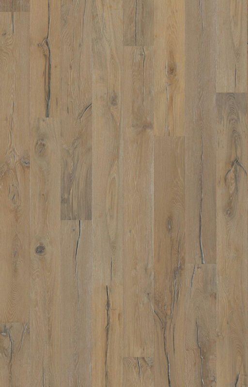 Kahrs Da Capo Indossati Oak Engineered Wood Flooring, Handscraped, Light Smoked, Brushed & Oiled, 190x15x1900mm