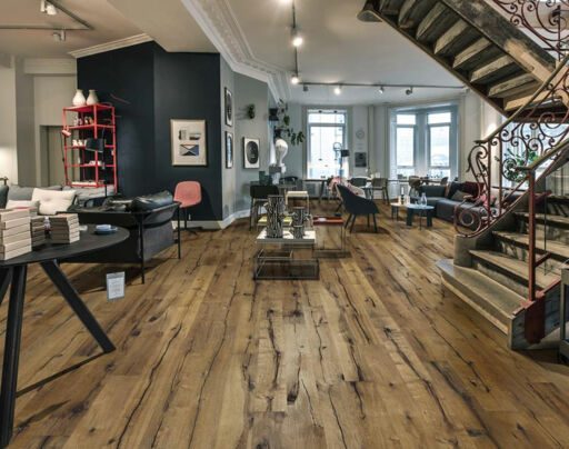 Kahrs Da Capo Maggiore Oak Engineered Wood Flooring, Handscraped, Brushed & Oiled, 190x15x1900mm