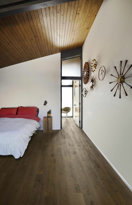 Kahrs Harmony Brownie Engineered Oak Flooring, Rustic, Brushed, Matt Lacquered, 200x15x2023mm