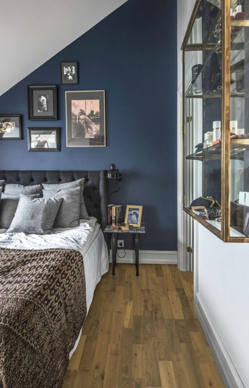 Kahrs Lumen Glow Engineered Oak Flooring, Smoked, Brushed & Ultra Matt Lacquered, 200x15x2423mm