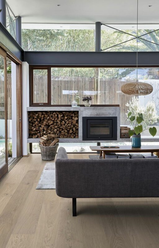 Kahrs Lux Coast Engineered Oak Flooring, Rustic, Brushed, Matt Lacquered, 187x3.5x15mm