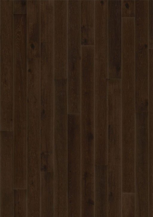 Kahrs Nouveau Black Oak Engineered 1-Strip Wood Flooring, Brushed, Matt Lacquered, 187x15x2420mm
