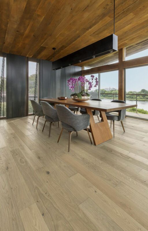 Kahrs Nouveau White Oak Engineered 1-Strip  Wood Flooring, Brushed, Matt Lacquered, 187x15x2420mm