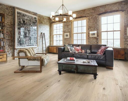 Kahrs Sand Estoril Oak Engineered 1-Strip Wood Flooring, Brushed & Oiled, 187x15x2266mm