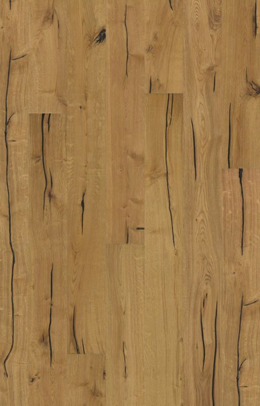 Kahrs Smaland, Finnveden Engineered Oak Flooring, Handscraped, Rustic, Brushed & Oiled, 187x15x2420mm