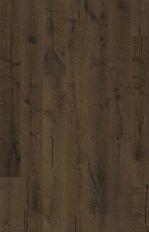 Kahrs Smaland, Tveta Engineered Oak Flooring, Light Smoked, Handscraped, Brushed & Oiled, 187x15x2420mm