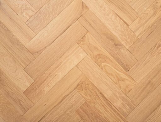 Myrelith Engineered Oak Flooring, Herringbone, Natural, Brushed, Rustic, UV Oiled, 90x15x400mm