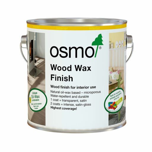 Osmo Wood Wax Finish Intensive, Black, 2.5L