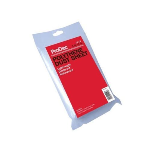 ProDec Polythene Dust Sheet, 3.7x2.7m