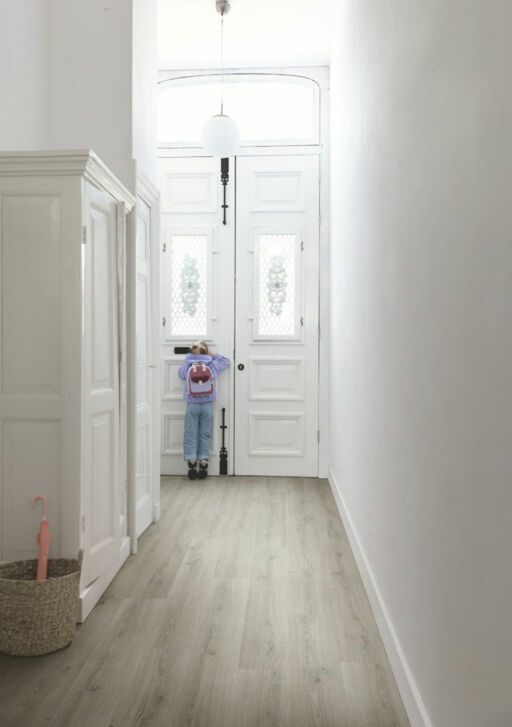QuickStep Alpha Bloom, Botanic Grey Vinyl Flooring, 209x6x1494mm