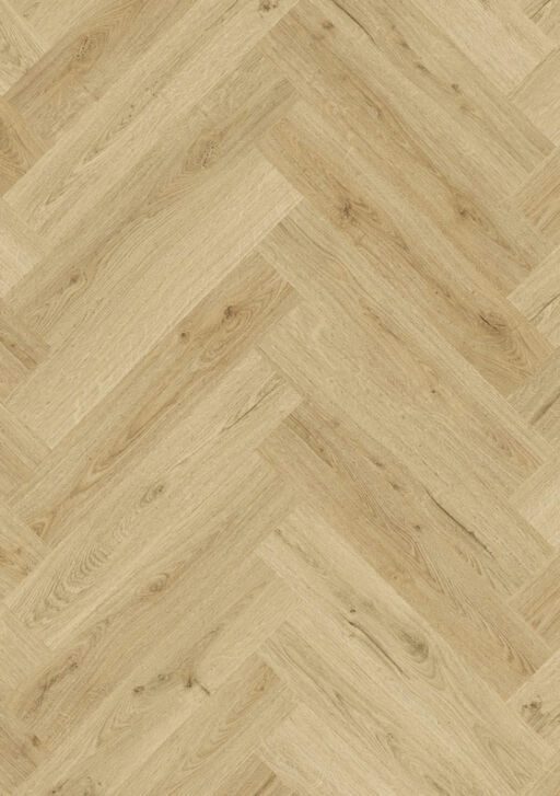 QuickStep Alpha Ciro, Botanic Beige Herringbone Vinyl Flooring, 126x6x630mm