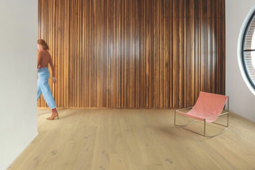 QuickStep Cascada Pearl White Oak Engineered Flooring, Rustic, Extra Matt Lacquered, 190x13x1820mm