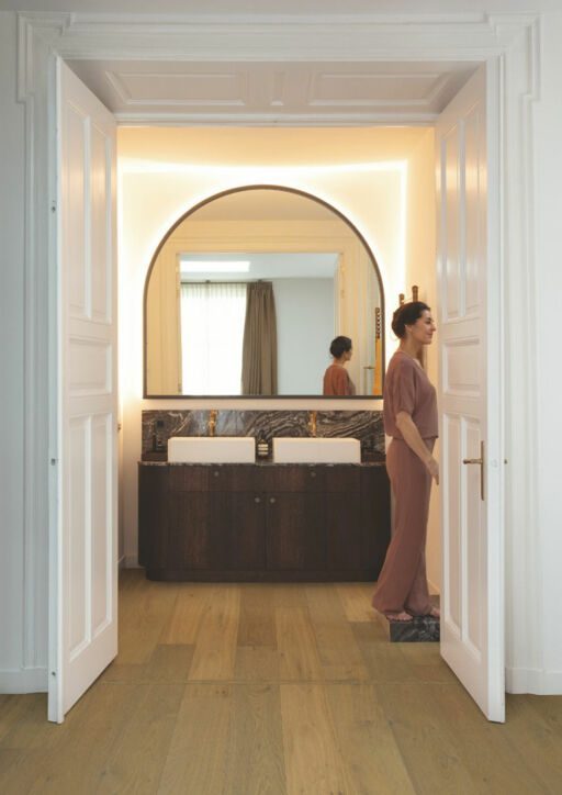 QuickStep Cascada White Cappuccino Oak Engineered Flooring, Rustic, Extra Matt Lacquered, 190x13x1820mm