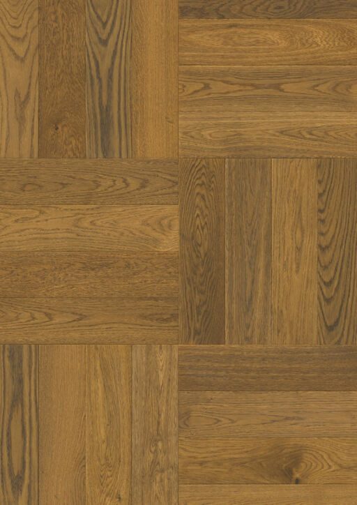 QuickStep Disegno Cinnamon Raw Oak Engineered Parquet Flooring, Extra Matt Lacquered, 145x13.5x580mm Image 3