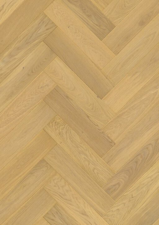 QuickStep Disegno Pure Light Oak Engineered Parquet Flooring, Extra Matt Lacquered, 145x13.5x580mm Image 3