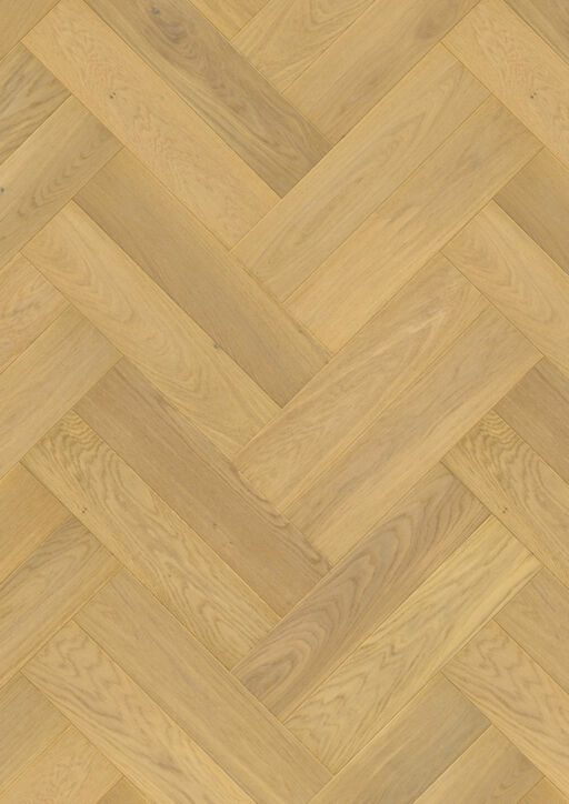 QuickStep Disegno Pure Light Oak Engineered Parquet Flooring, Extra Matt Lacquered, 145x13.5x580mm Image 5