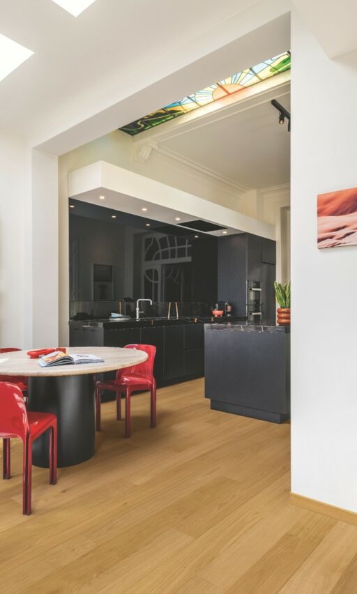 Quickstep Amato Natural Oak Engineered Flooring, Brushed & Extra Matt Lacquered, 145x13x1820mm