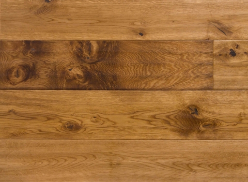 Xylo Engineered Oak Flooring, Handscraped, Smoked, Brushed, UV Oiled, 190x4x20 mm