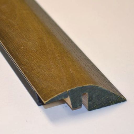 Solid Dark Oak Reducer Threshold, Lacquered, 90cm
