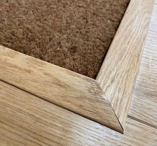 Traditions Solid Oak L-Shaped Threshold, Satin Lacquered, 20mm, 0.9m Image 3