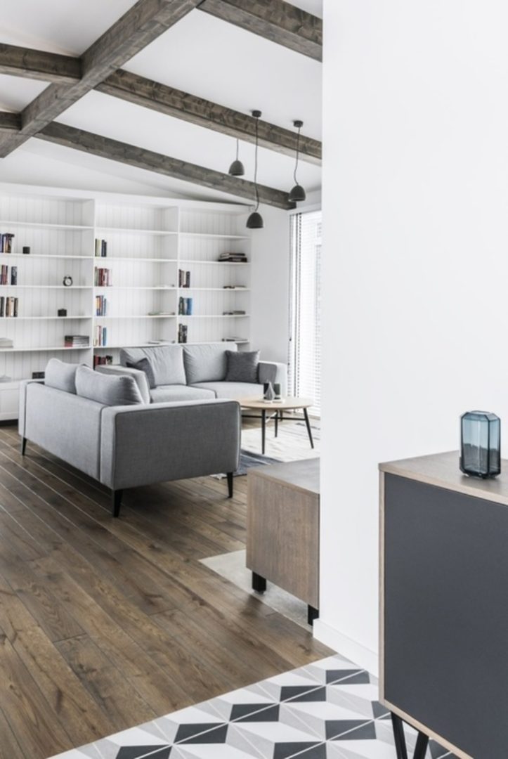 Tradition Crete Engineered Oak Flooring, Brushed, Oiled, 180x14.5mm