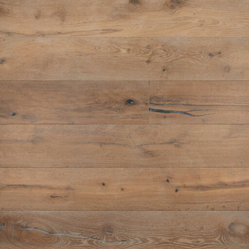 Tradition Antique Engineered Oak Flooring, Distressed, Brushed, Smoked White Oiled, 220x15x2200mm Image 4