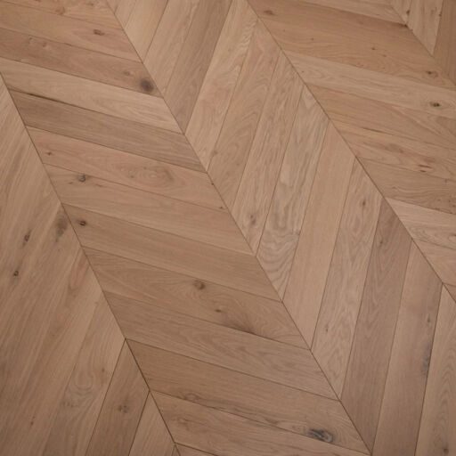 Tradition Chevron Engineered Oak Flooring, Natural, Invisible Oiled, 90x14x510mm Image 3