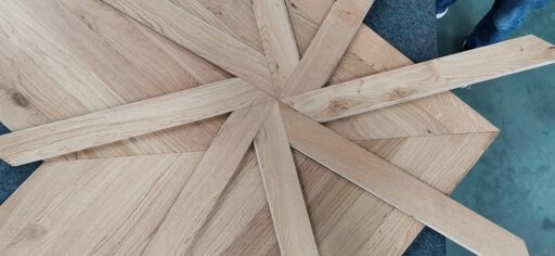 Tradition Chevron Engineered Oak Flooring, Natural, Matt Lacquered 90x15x750mm