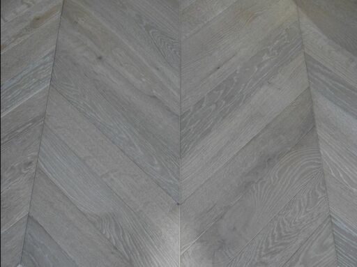 Tradition Chevron Engineered Oak Flooring, Natural, Smoked Rocky Grey, 90x14x510mm Image 3