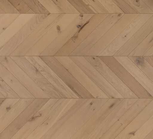 Tradition Chevron Engineered Oak Flooring, Natural, UV Oiled, 90x14x510mm