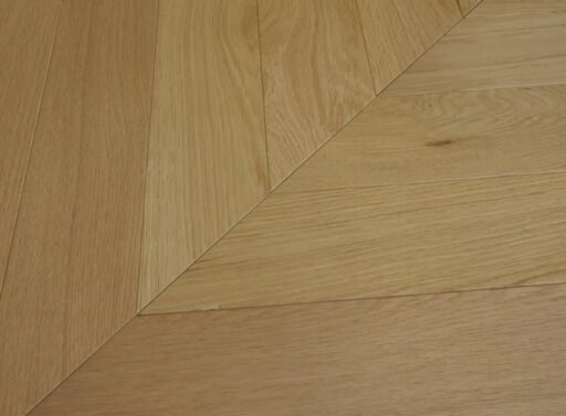 Tradition Chevron Engineered Oak Flooring, Prime, Brushed & Matt Lacquered, 90x14x510mm Image 2