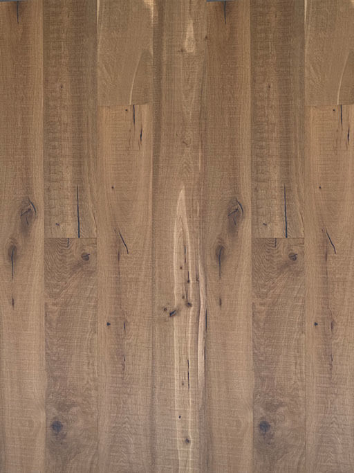 Tradition Classics Bandsawn Oak Engineered Flooring, Rustic, Smoked, Matt Lacquered, 220x15x2200 mm