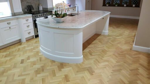 Tradition Classics Herringbone Engineered Oak Flooring, Micro Bevelled, Prime, Oiled, 70x11x350mm