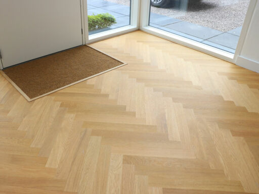 Tradition Classics Herringbone Engineered Oak Flooring, Prime, Oiled, 70x11x490mm Image 5
